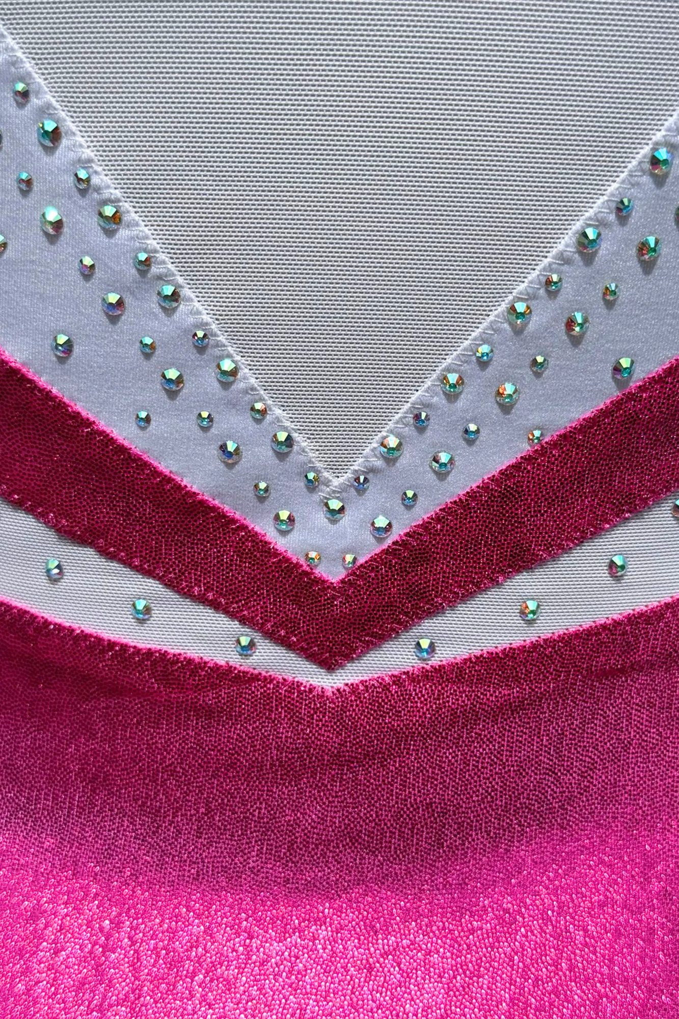 Justaucorps gymnastique manches longues Buganvilla Eden Elite – strass